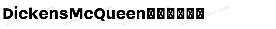DickensMcQueen字体转换