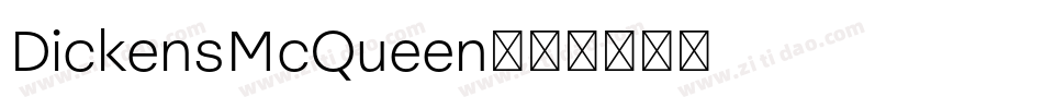 DickensMcQueen字体转换