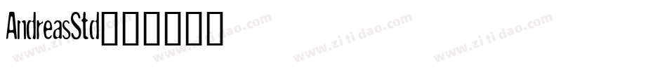 AndreasStd字体转换