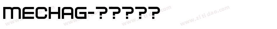 MECHAG字体转换