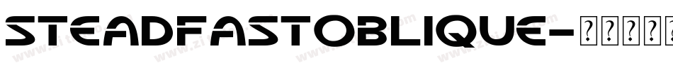 SteadfastOblique字体转换