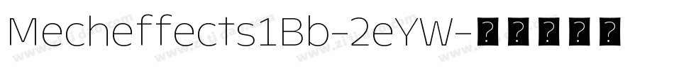 Mecheffects1Bb-2eYW字体转换