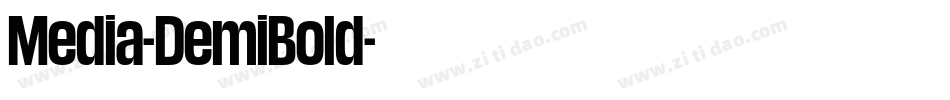 Media-DemiBold字体转换