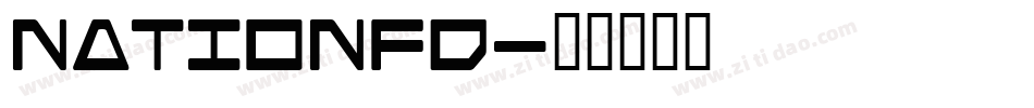 NATIONFD字体转换