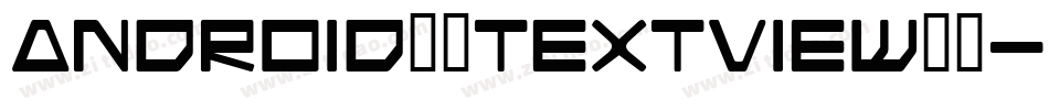 android设置textview字库字体转换