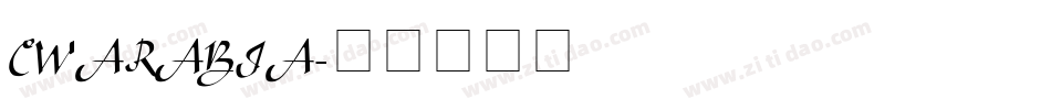 CWARABIA字体转换