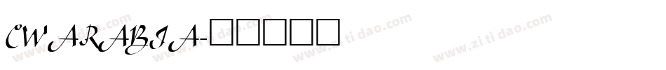 CWARABIA字体转换