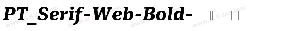 PT_Serif-Web-Bold字体转换