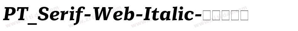 PT_Serif-Web-Italic字体转换