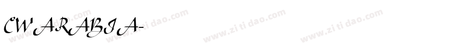 CWARABIA字体转换