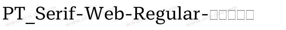 PT_Serif-Web-Regular字体转换