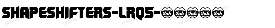 Shapeshifters-lRq5字体转换