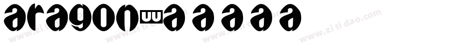 Aragon字体转换