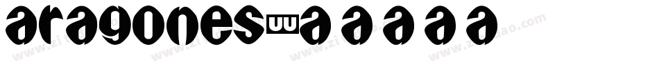Aragones字体转换