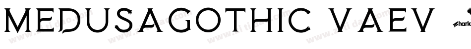 MedusaGothic-VAEV字体转换