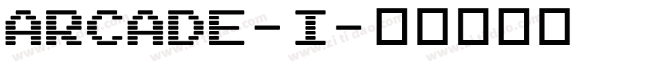 Arcade-i字体转换