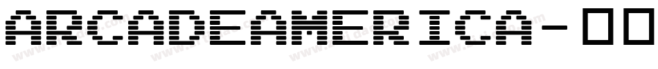 ArcadeAmerica字体转换