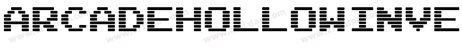ArcadeHollowInverse-7LBl字体转换