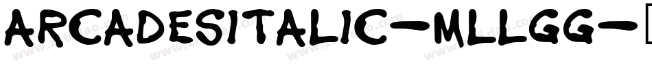 ArcadesItalic-mLlgG字体转换