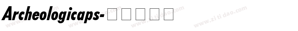 Archeologicaps字体转换