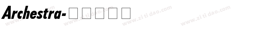 Archestra字体转换