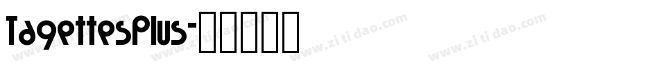 TagettesPlus字体转换