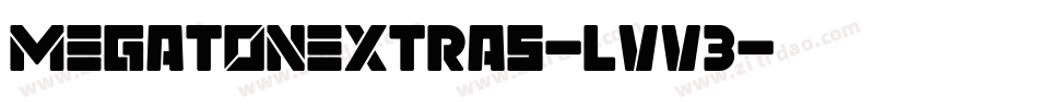 MegatonExtras-LVV3字体转换
