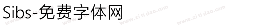 Sibs字体转换