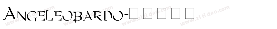 Angeleobardo字体转换