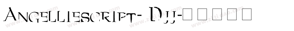Angelliescript-5Djj字体转换