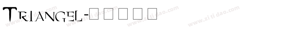 Triangel字体转换