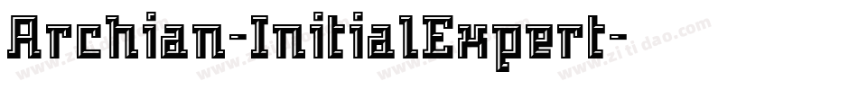 Archian-InitialExpert字体转换
