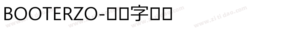 BOOTERZO字体转换