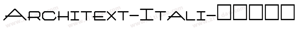 Architext-Itali字体转换