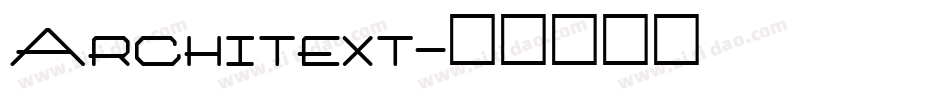 Architext字体转换