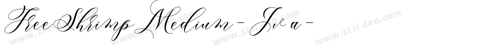 FreeShrimpMedium-Jv4a字体转换