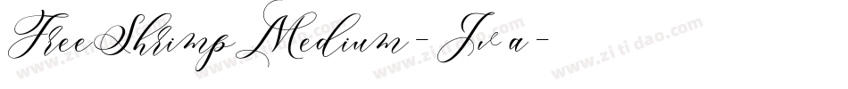 FreeShrimpMedium-Jv4a字体转换