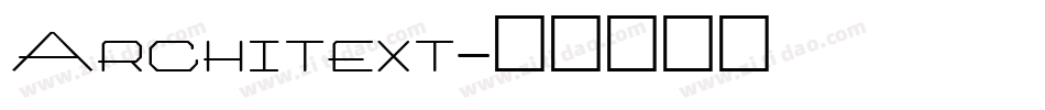 Architext字体转换