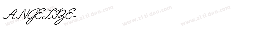 ANGELIZE字体转换