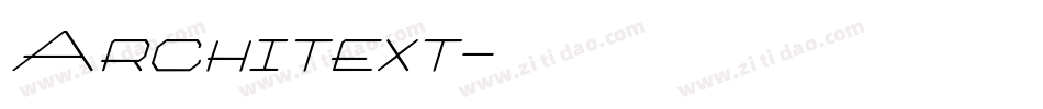 Architext字体转换