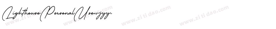 LighthousePersonalUse-vjyy字体转换