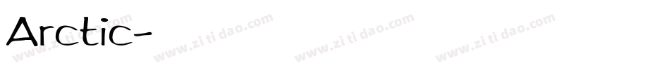 Arctic字体转换