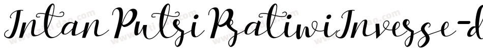 IntanPutriPratiwiInverse-dBEV字体转换