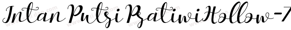 IntanPutriPratiwiHollow-7GMK字体转换