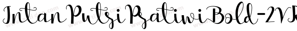 IntanPutriPratiwiBold-2VRd字体转换