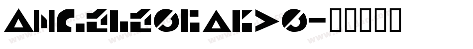 Angeleobardo字体转换