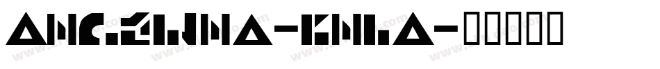 Angelina-rnlA字体转换