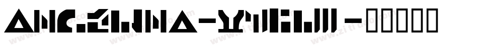 Angelina-ywBl3字体转换