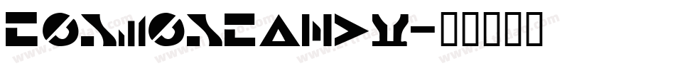 Cosmoscandy字体转换