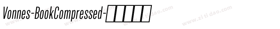 Vonnes-BookCompressed字体转换